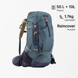 foreclaz decathlon rucksack 60l blue